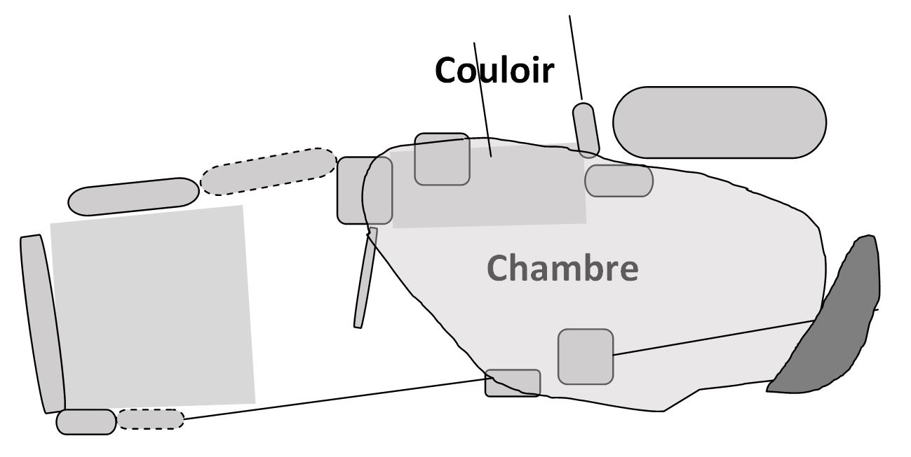 Plan du dolmen de Men Maria
